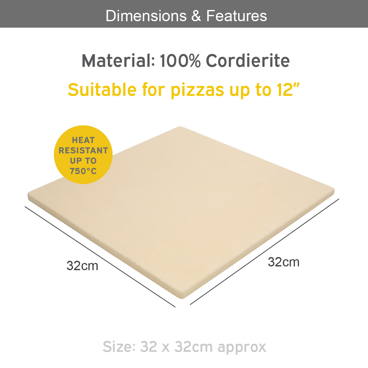 Large Pizza Stone