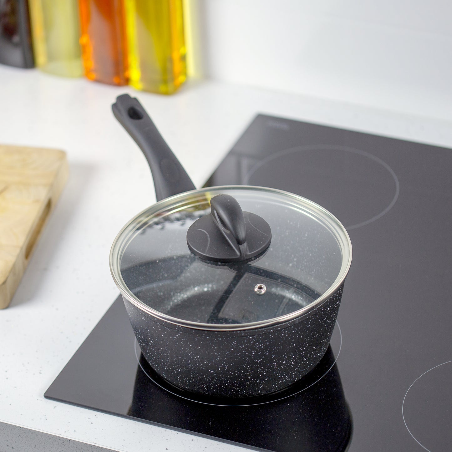 Classic 5-Piece Black Non Stick Pan Set