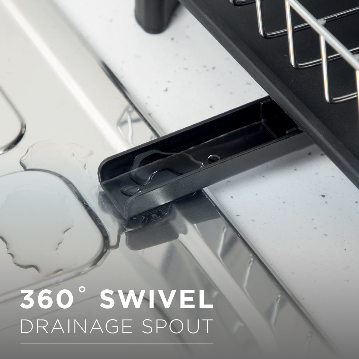 Dish Drainer Rack - Black