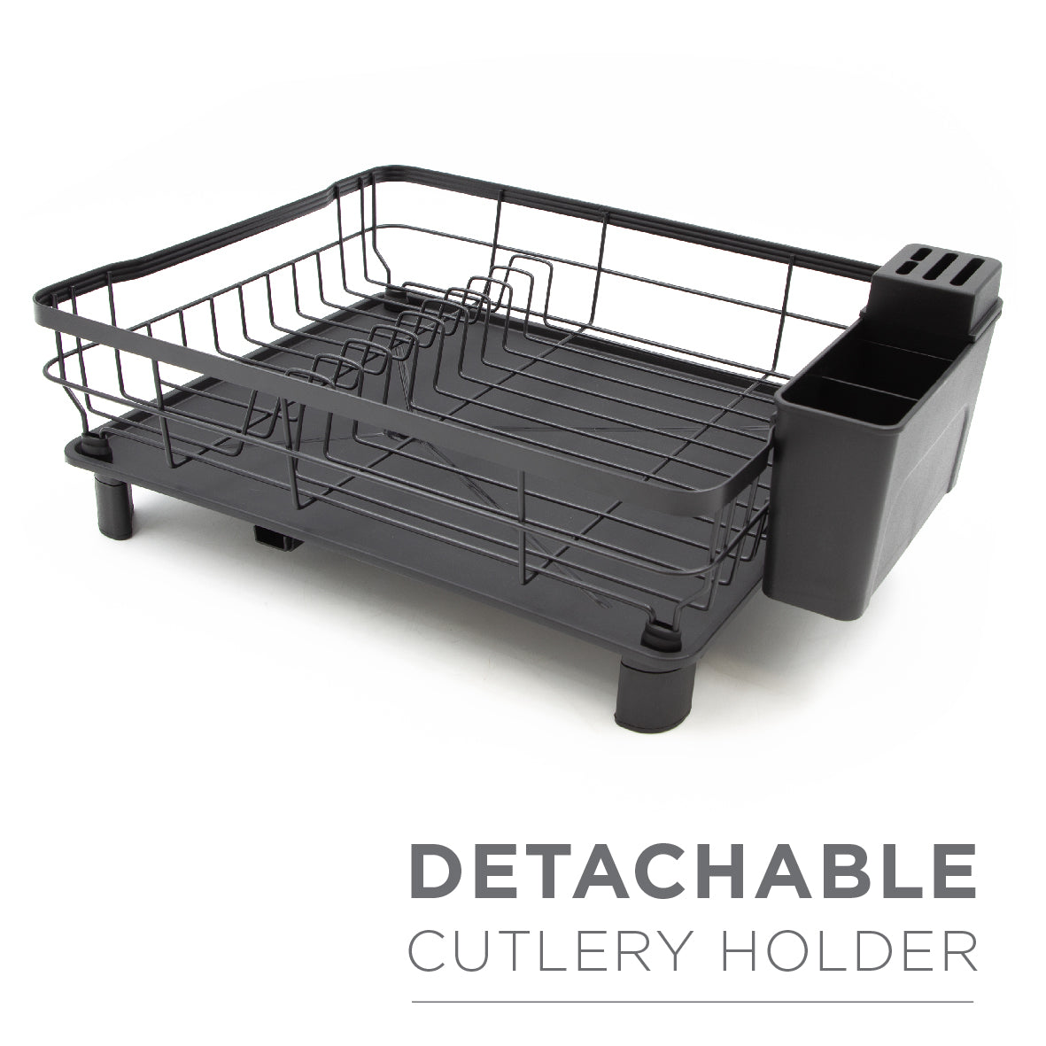 Dish Drainer Rack - Black