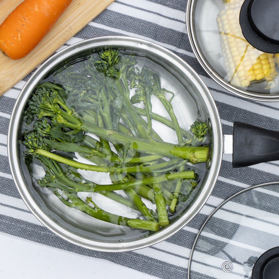 Stainless Steel 20cm Saucepan with Lid