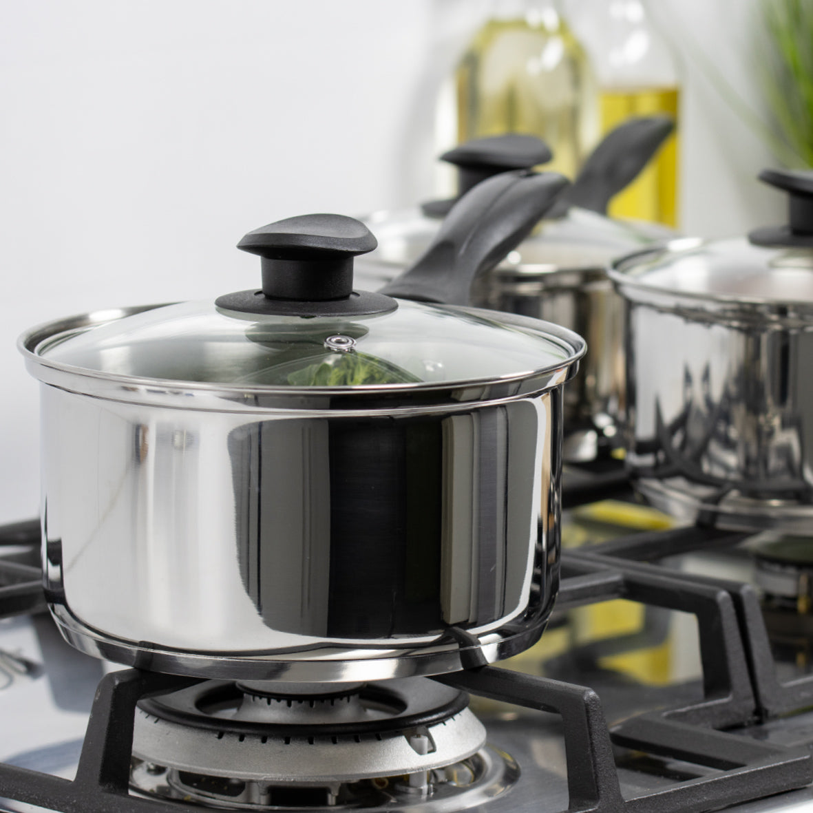 Stainless Steel 20cm Saucepan with Lid