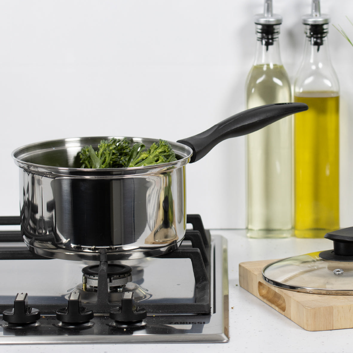 Stainless Steel 20cm Saucepan with Lid