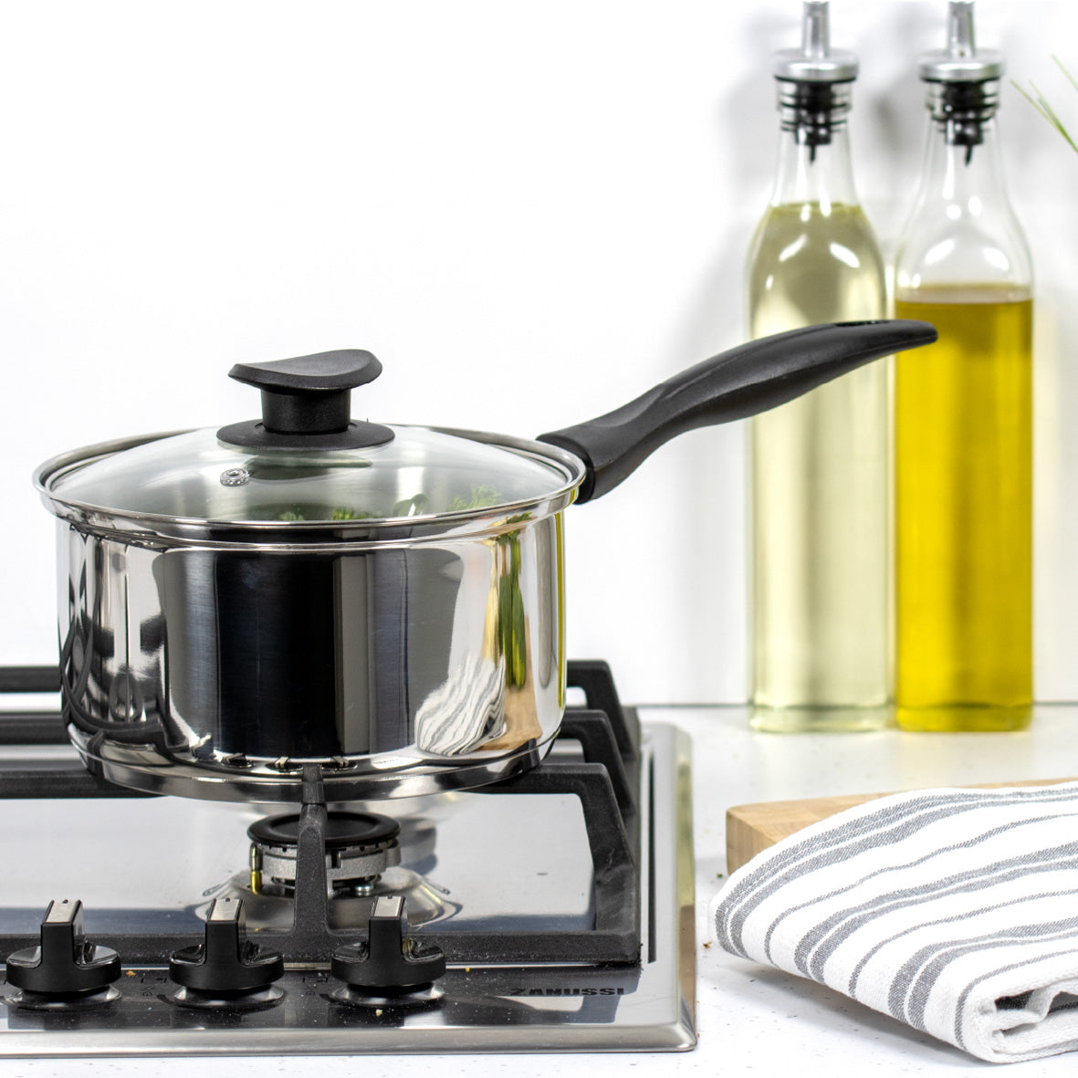 Stainless Steel 20cm Saucepan with Lid