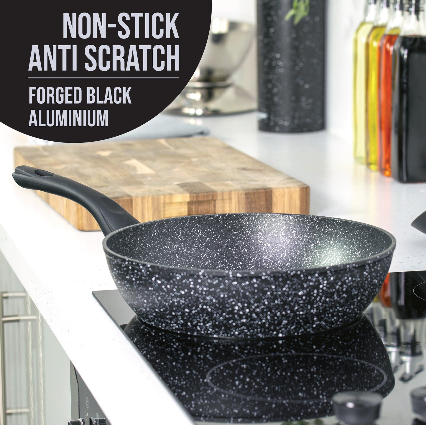 Classic 28cm Black Non Stick Sauté Pan