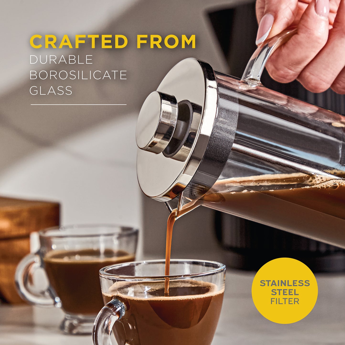 350ml Glass Cafetière