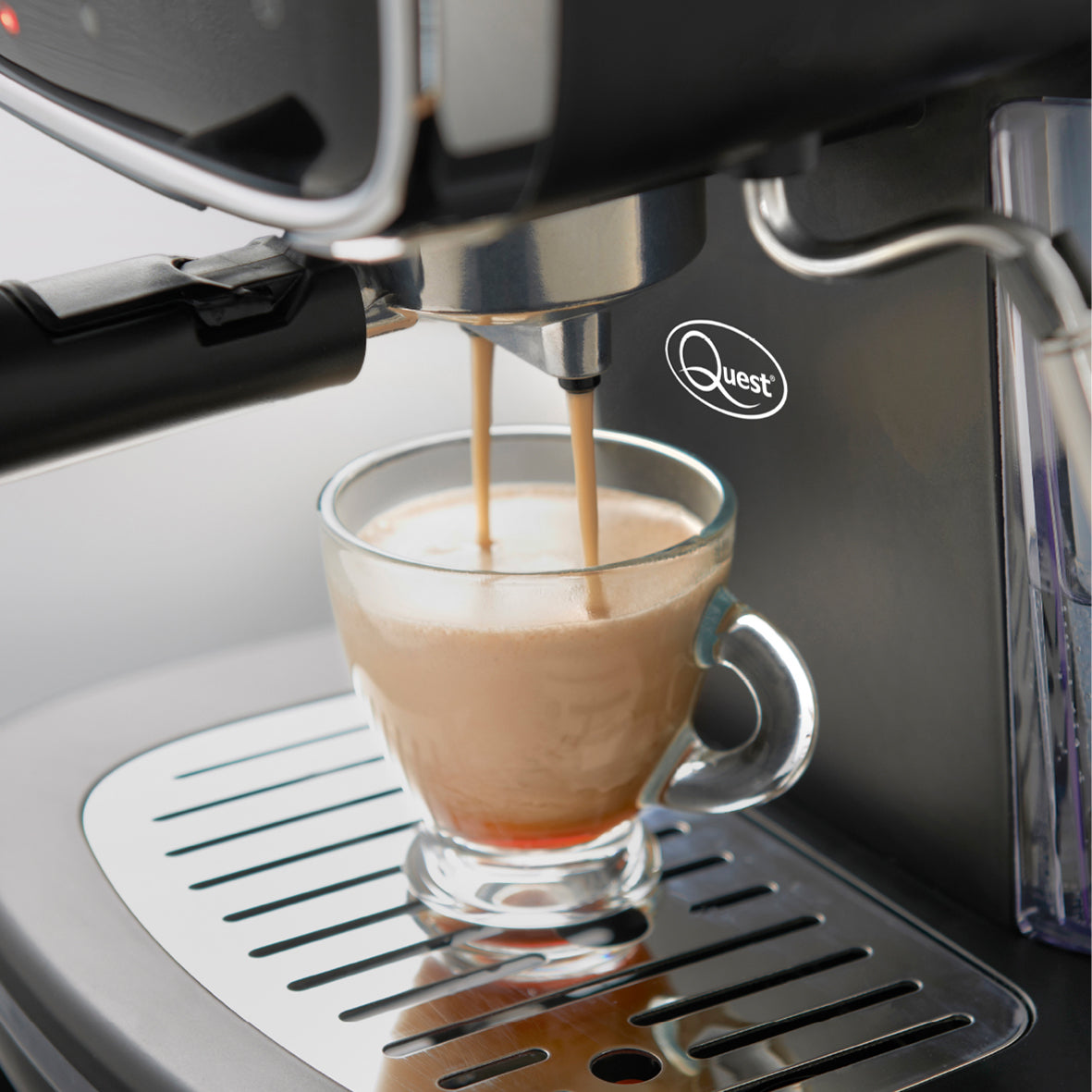 Quest Coffee Machine with Milk Frother