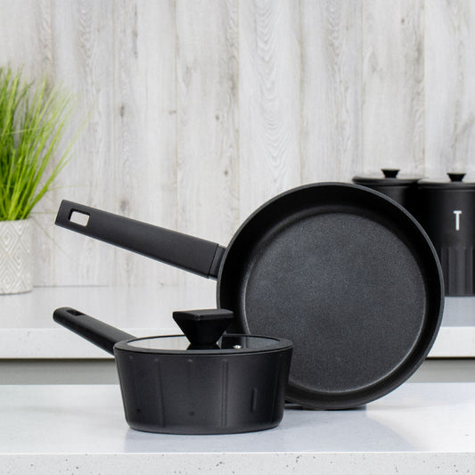 Neuvo 2-Piece Frying Pan & Saucepan Set