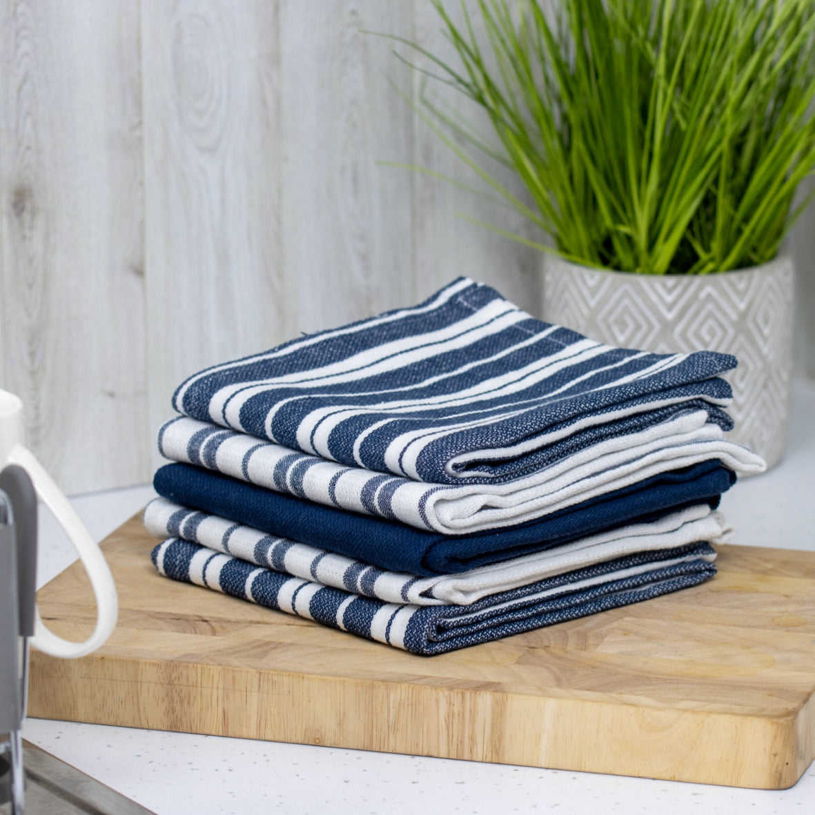 Kitchen Textiles Set - Navy Blue
