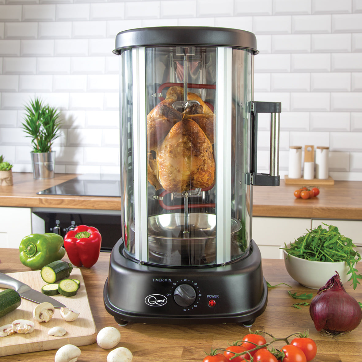 Rotisserie Grill & Kebab Maker, by Quest