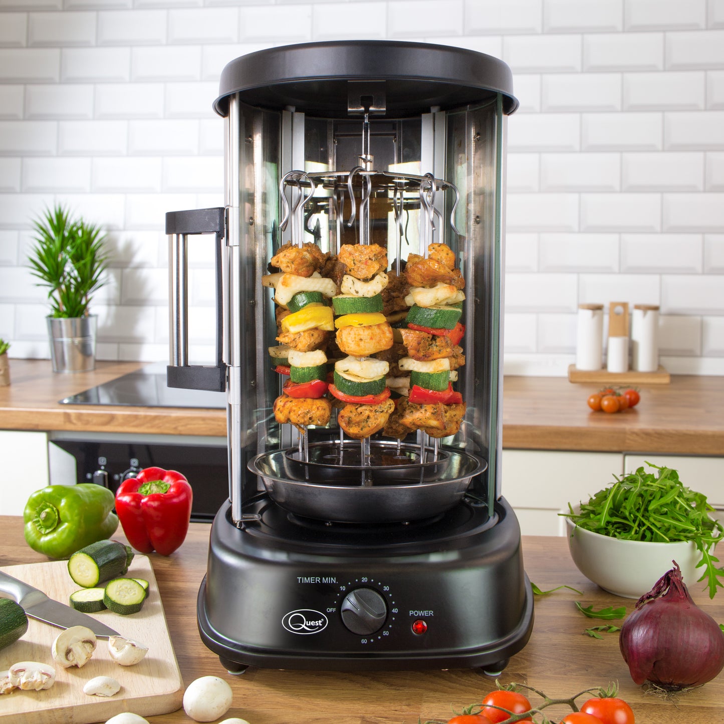 Rotisserie Grill & Kebab Maker, by Quest