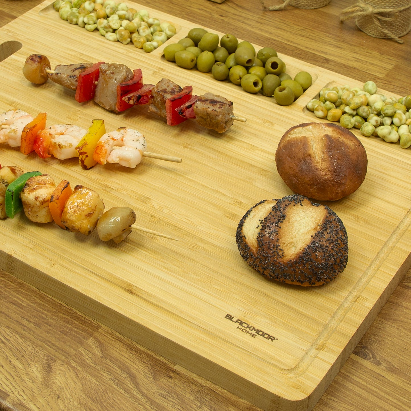 Large Bamboo Chopping Board & Serving Board
