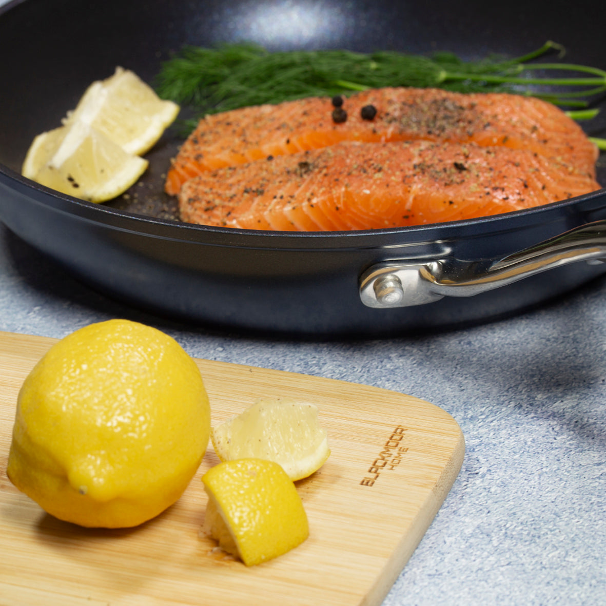 Blue Pro 28cm Non Stick Frying Pan