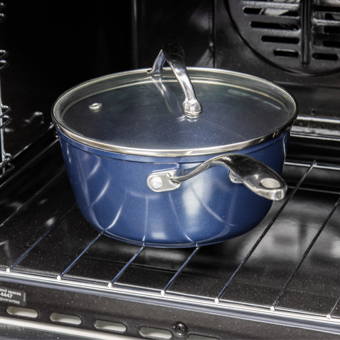 Blue Pro 20cm Non Stick Saucepan With Lid