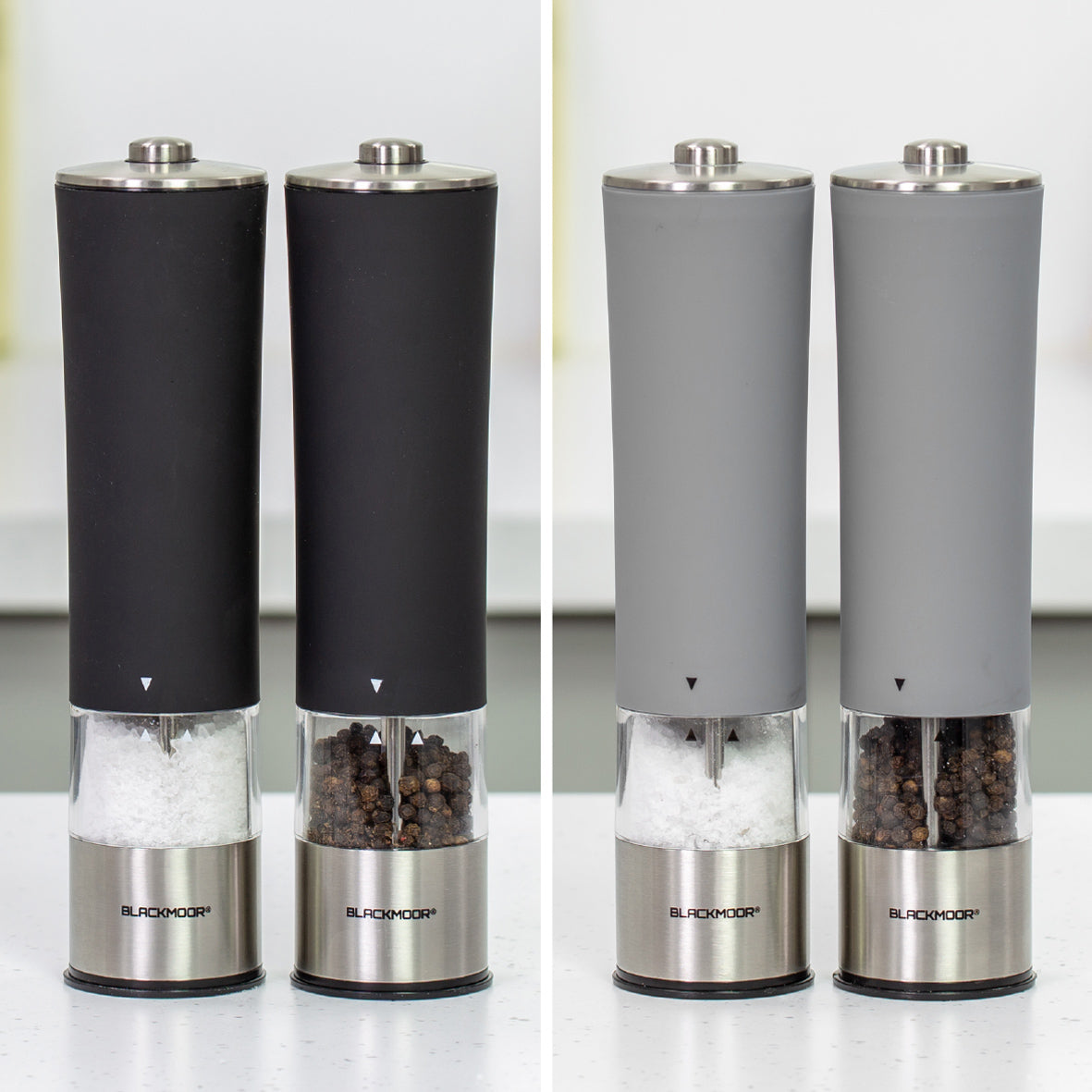 Electric Salt And Pepper Mills - Black