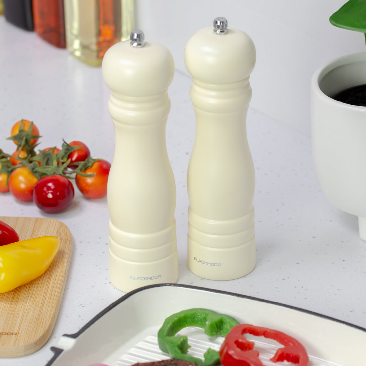 Manual Salt And Pepper Mills - Cream