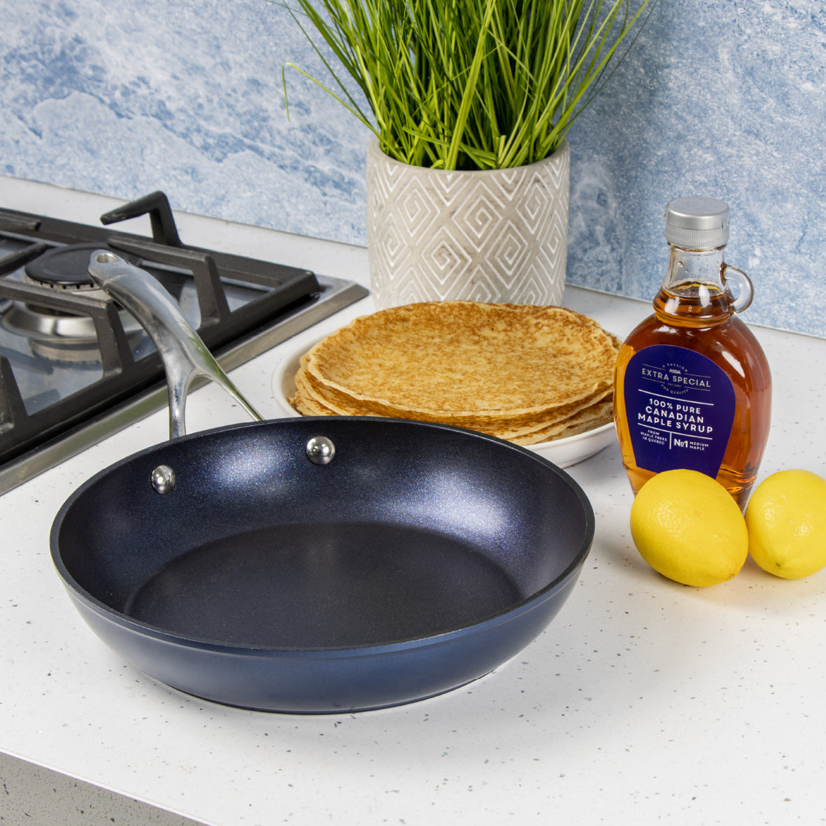 Blue Pro 26cm Non Stick Frying Pan