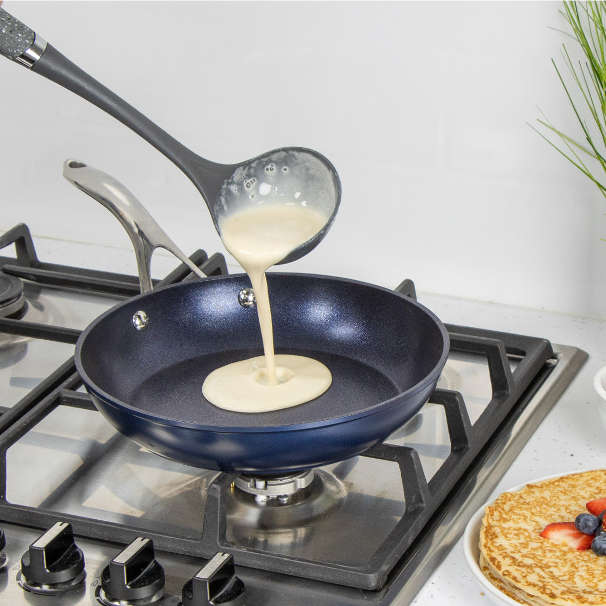 Blue Pro 24cm Non Stick Frying Pan