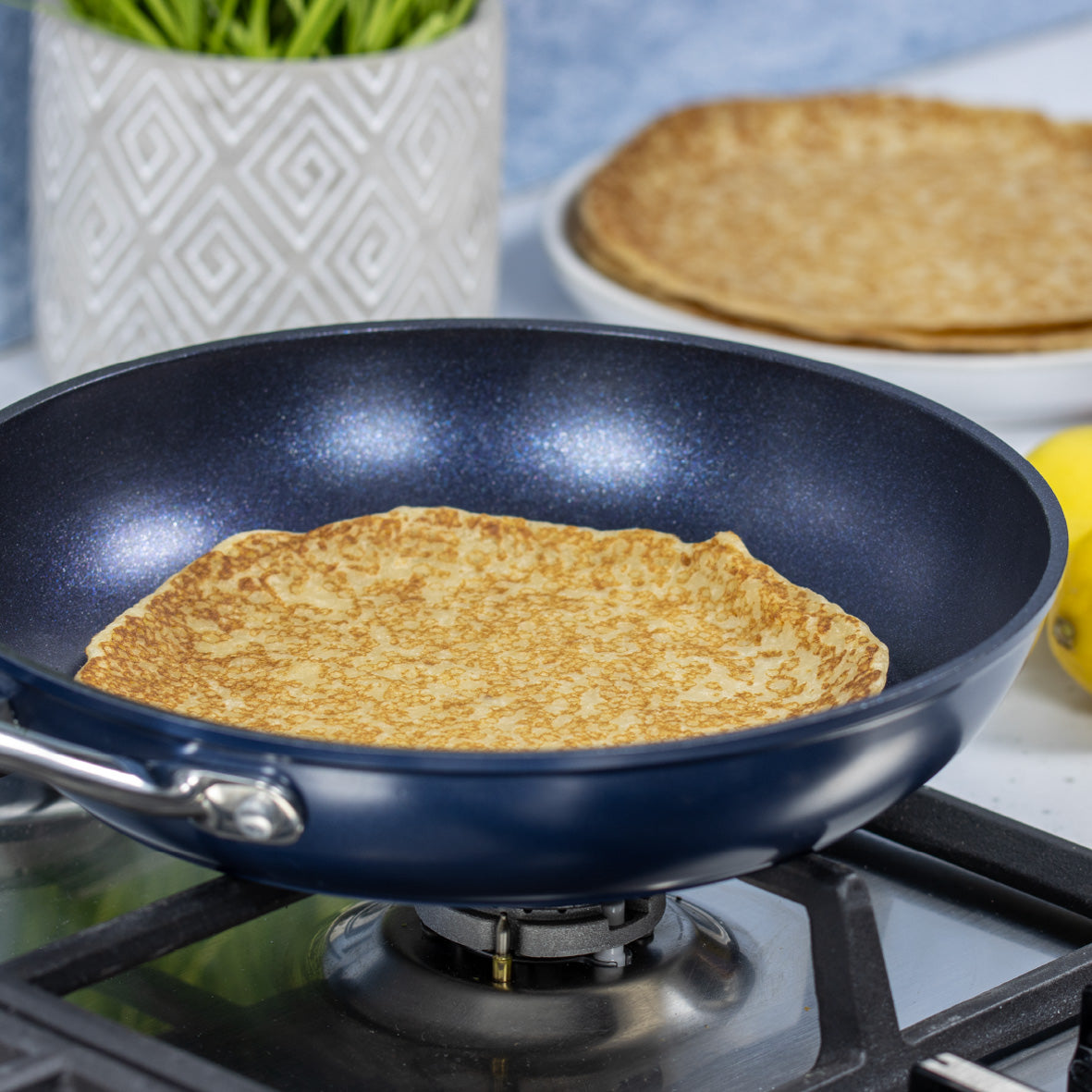 Blue Pro 26cm Non Stick Frying Pan