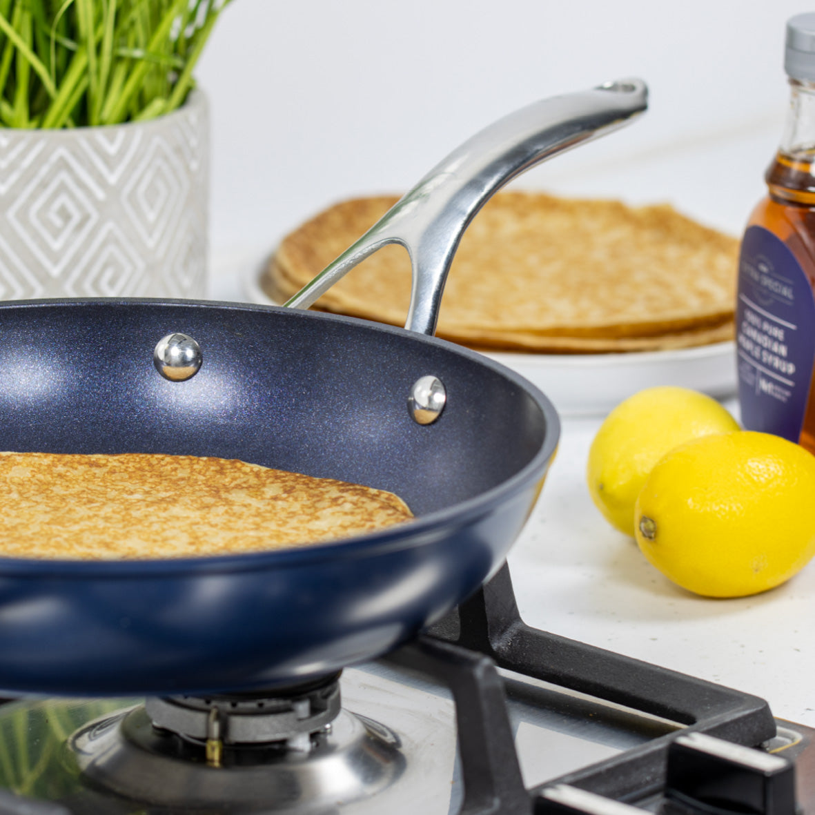 Blue Pro 26cm Non Stick Frying Pan