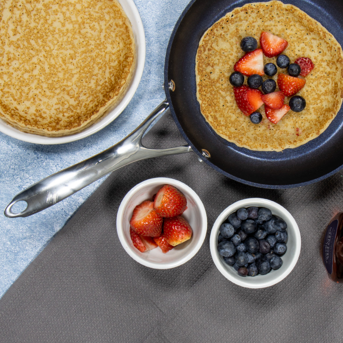 Blue Pro 24cm Non Stick Frying Pan