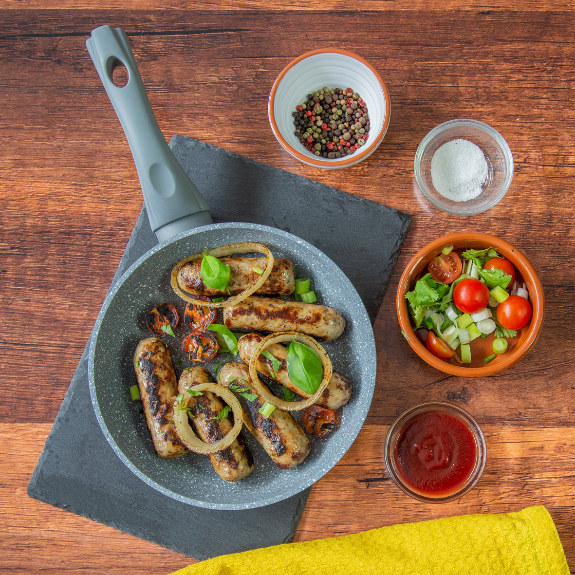 Classic 20cm Grey Non Stick Frying Pan