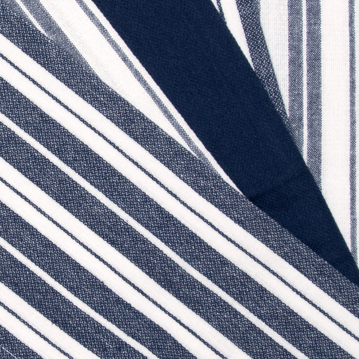 Set of 5 Tea Towels - Navy Blue