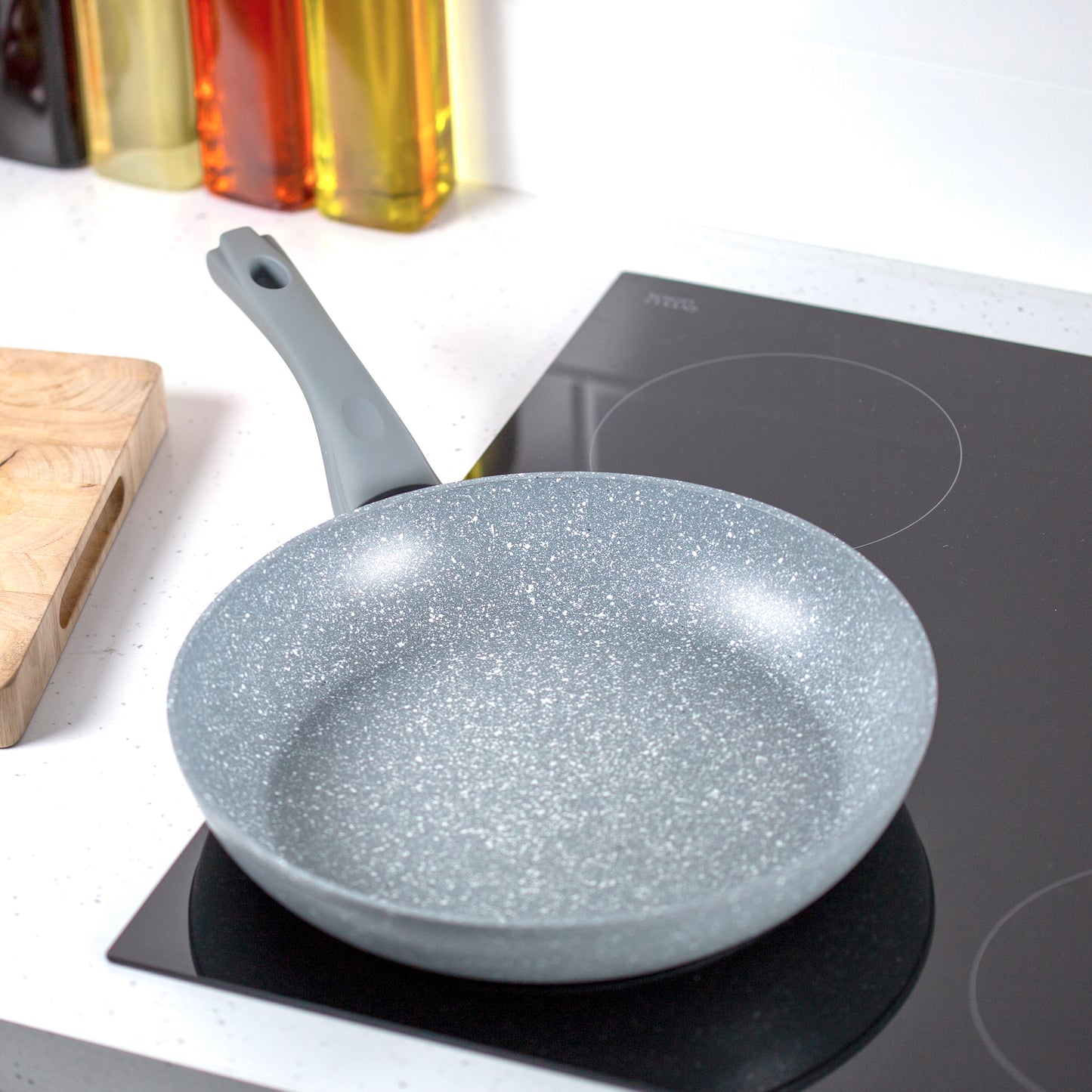 Classic 4-Piece Grey Non Stick Pan Set
