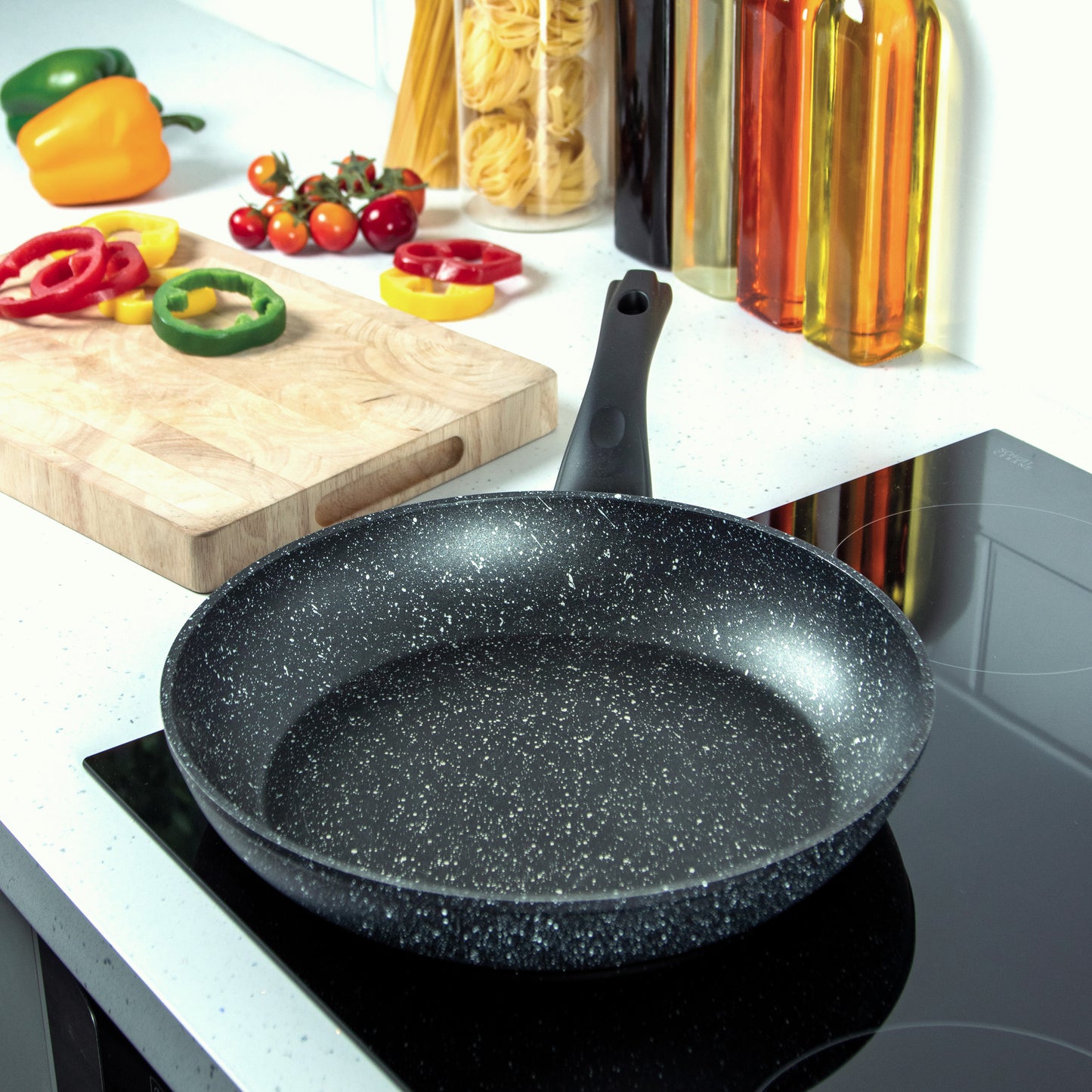 Classic 2-Piece Black Non Stick Frying Pan Set