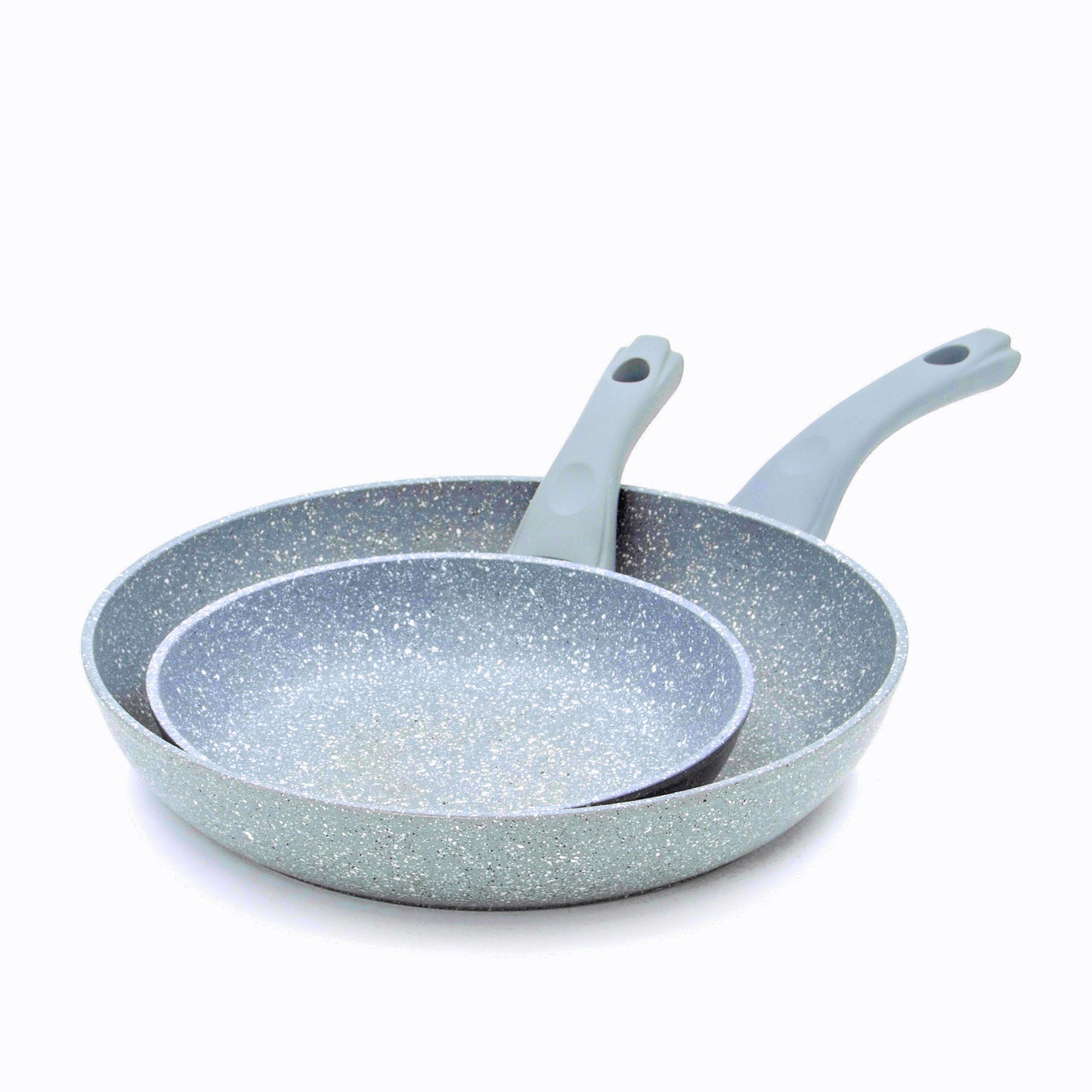 Classic 2-Piece Grey Non Stick Frying Pan Set