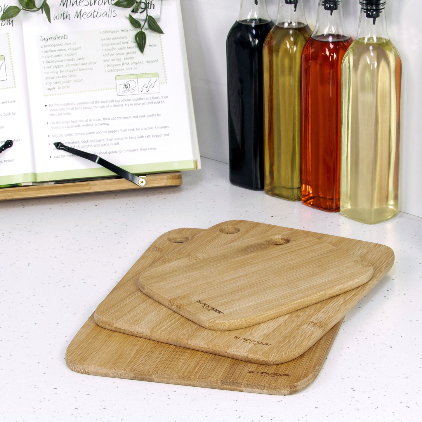 Set Of 3 Bamboo Chopping Boards