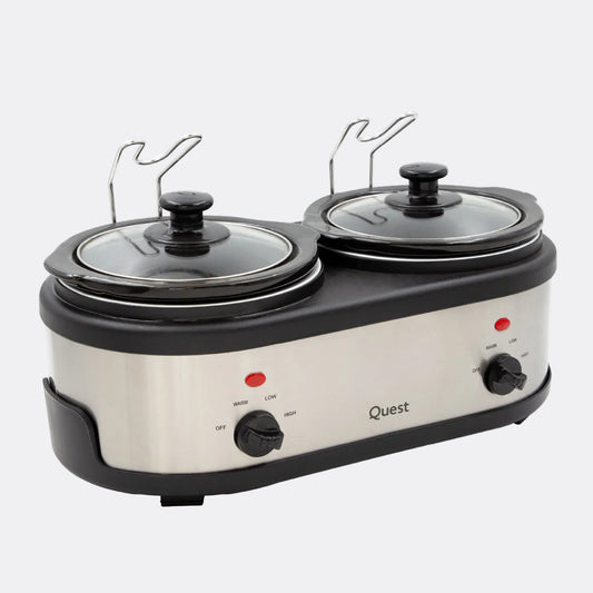 2 Pot Slow Cooker & Buffet Server