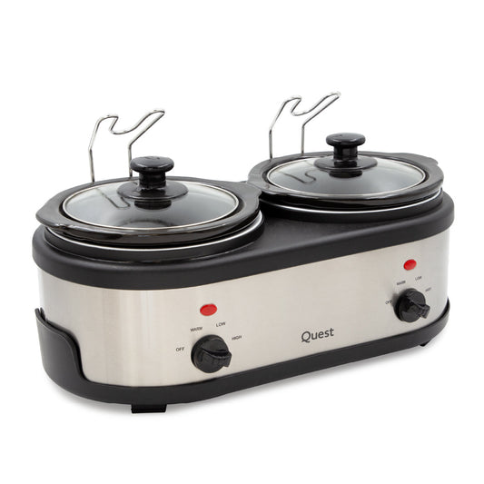 2 Pot Slow Cooker & Buffet Server