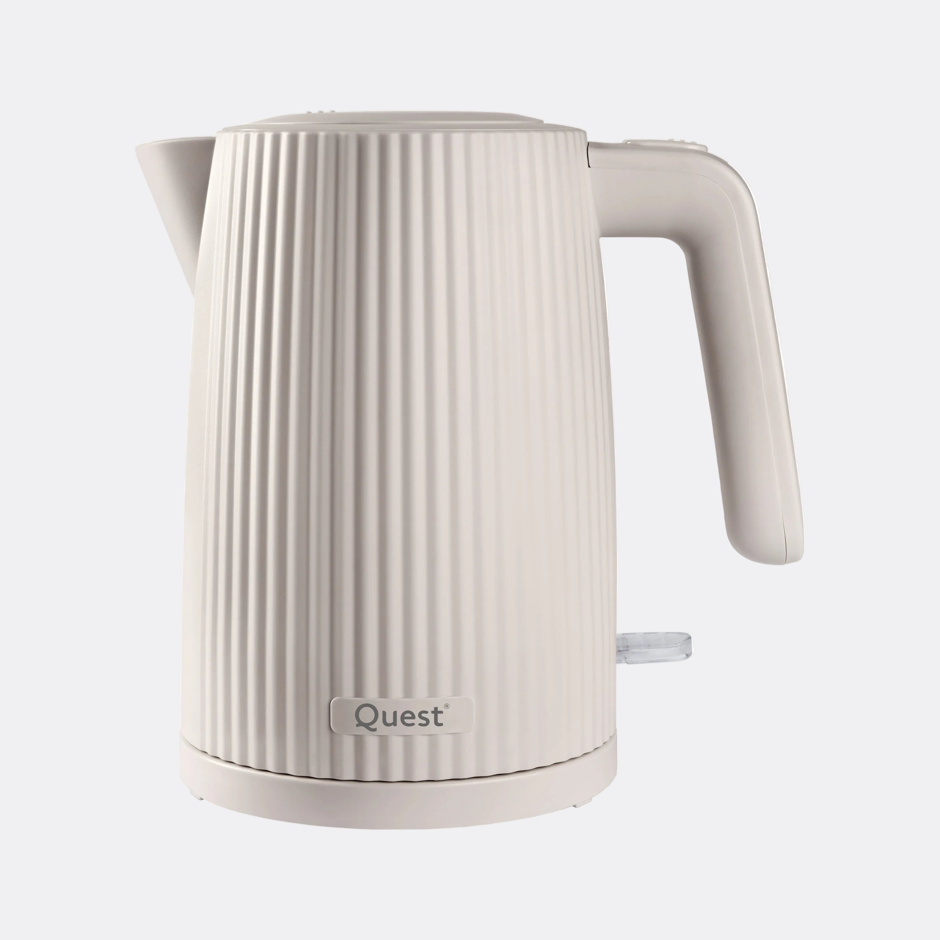 1.5L Kettle - White Grooved Design