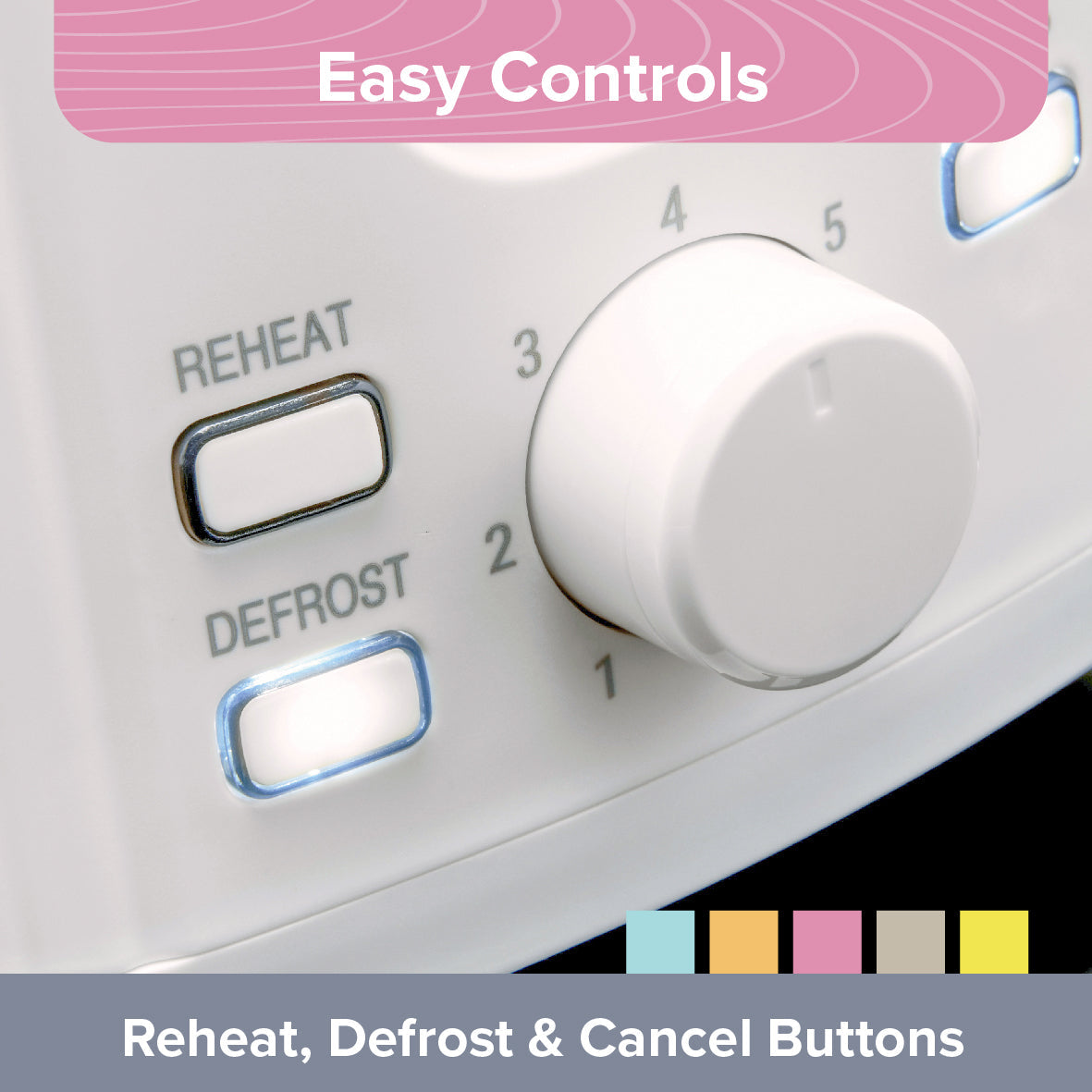 1.5L Kettle & 2 Slice Toaster Set - White Grooved Design