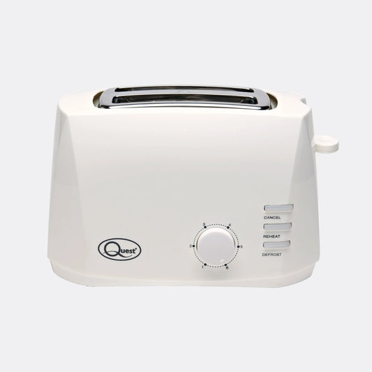 2 Slice Wide Slot Toaster - White