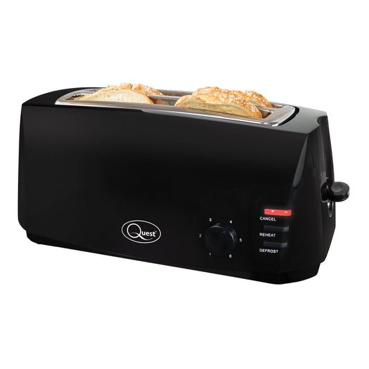 4 Slice Toaster - Black