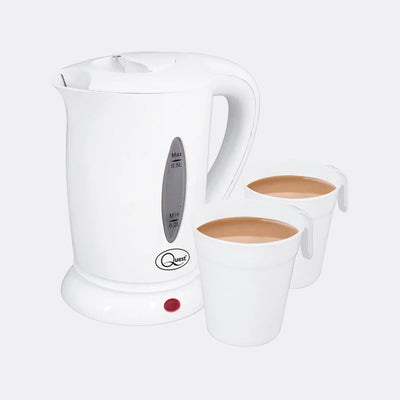 0.5L Travel Kettle and Mug Set - White