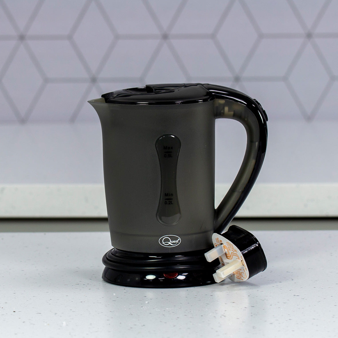 0.5L Travel Kettle and Mug Set - Black