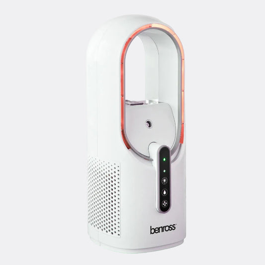 Rechargeable Bladeless Fan with Spray Mist