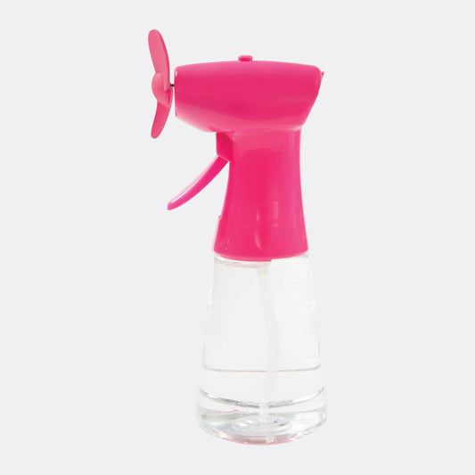 Handheld Water Mist Spray Fan - Pink