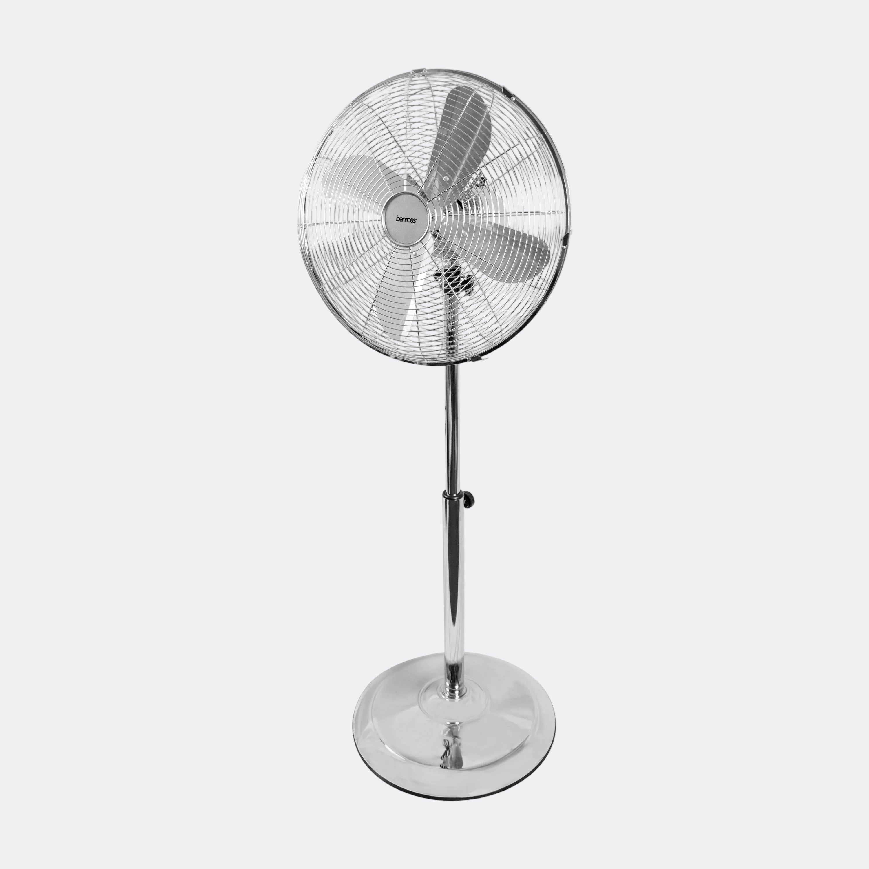 16" Oscillating Stand Fan - Chrome