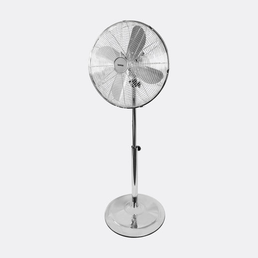 16" Oscillating Stand Fan - Chrome