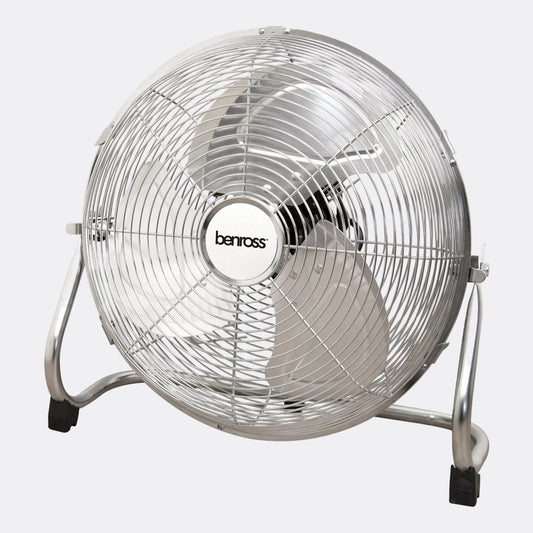 14" Chrome Floor Fan