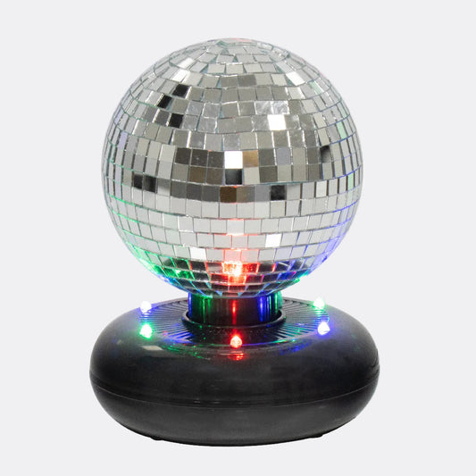 Mini Rotating Disco Mirror Ball with Lights