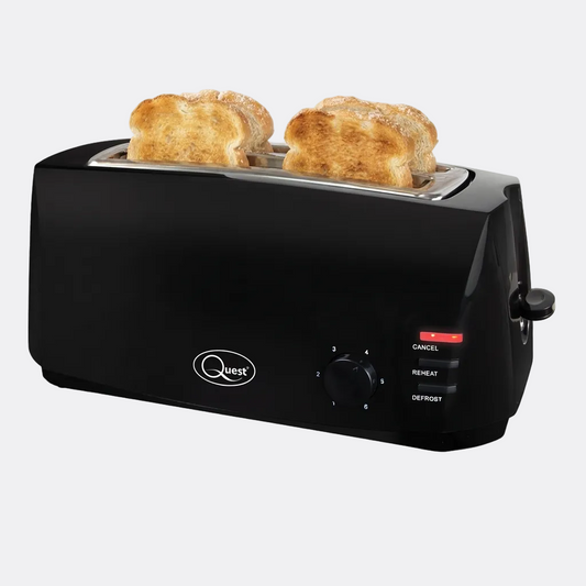 4 Slice Toaster - Black