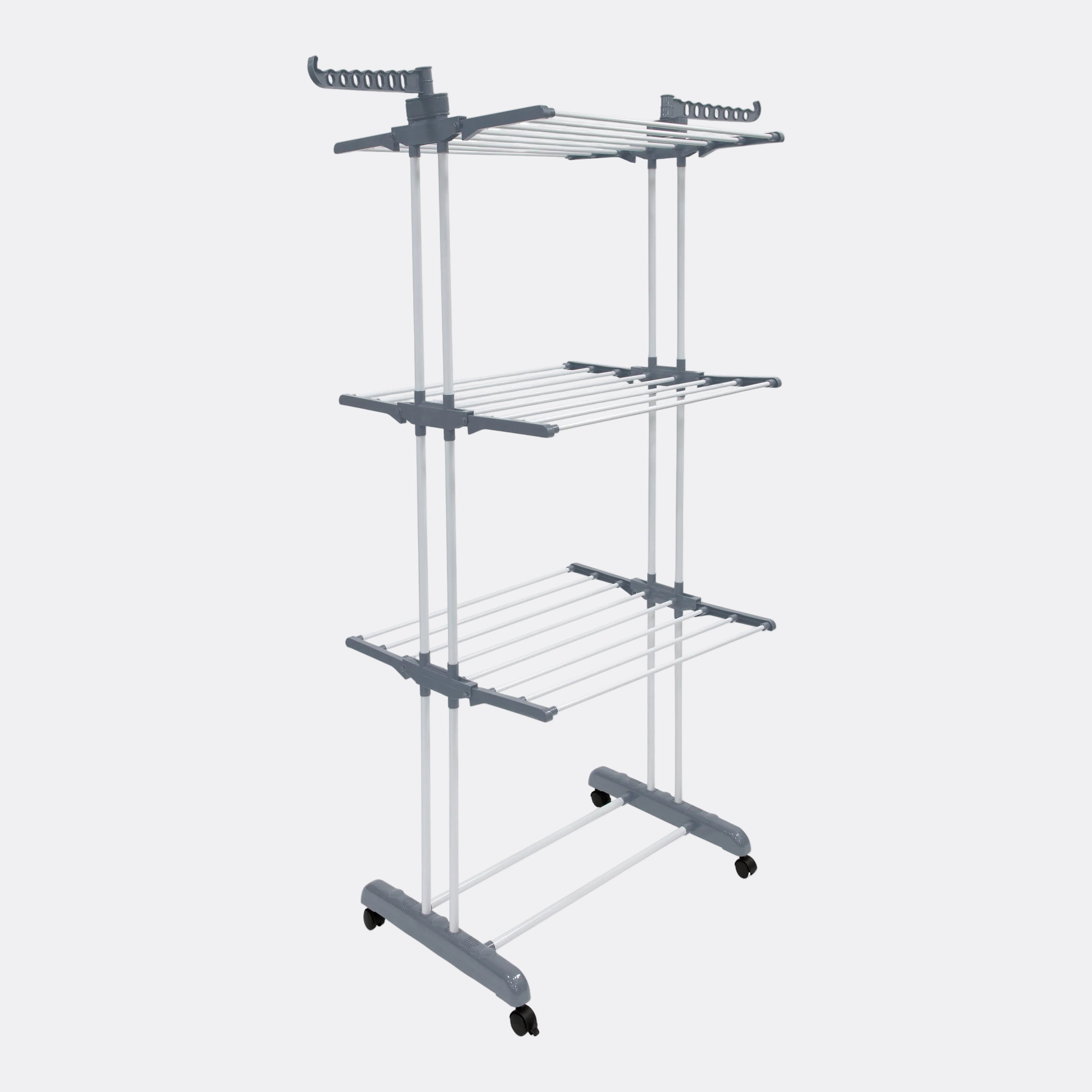 3 Tier Clothes Airer with Wheels