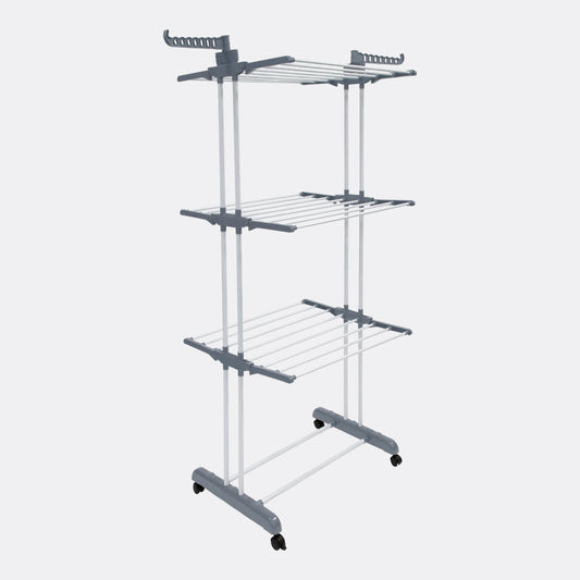 3 Tier Clothes Airer with Wheels