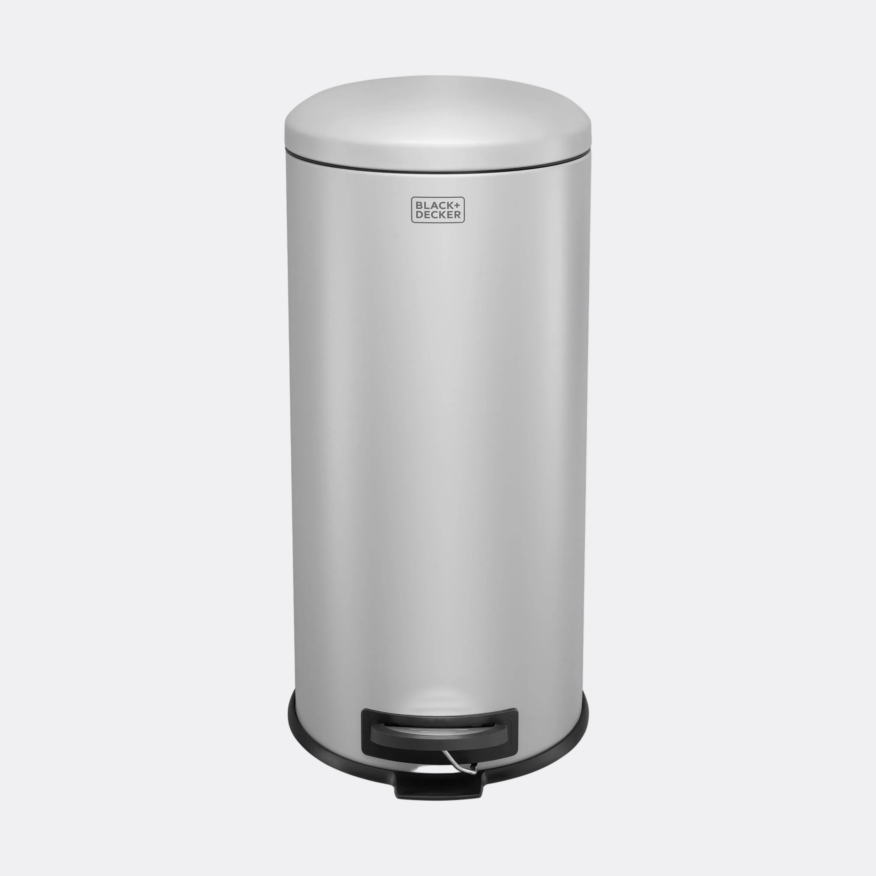 30L Dome Lid Pedal Bin - Grey