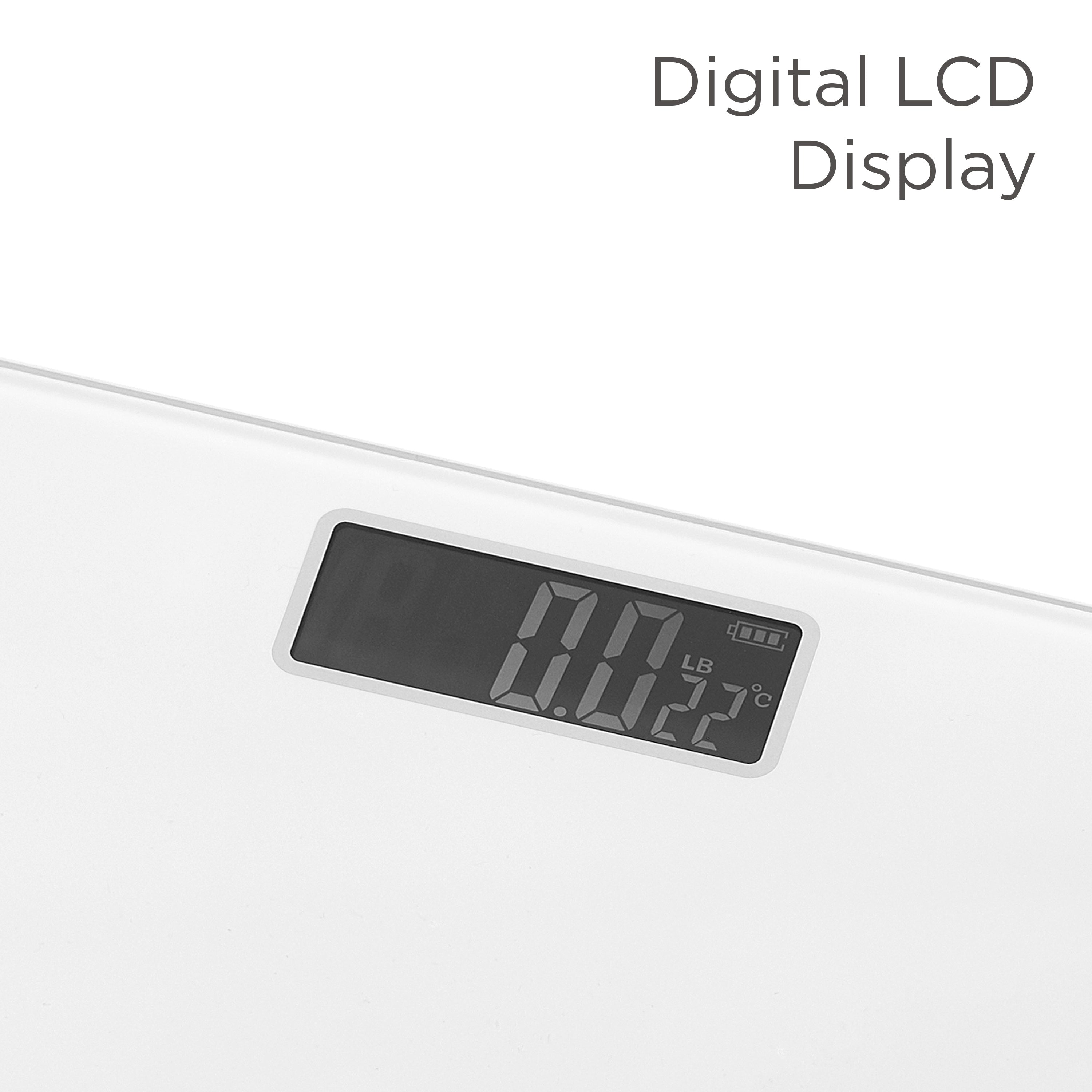 Digital Bathroom Scales - White